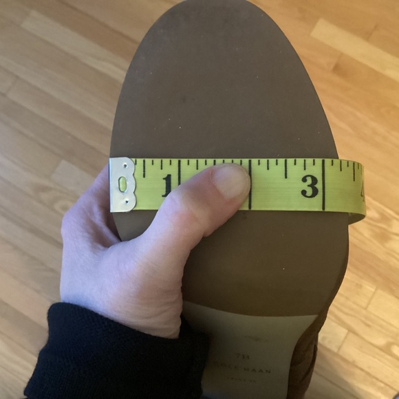 Cole Haan Brown Leather Calixta Booties size 7 - Picture 10 of 16